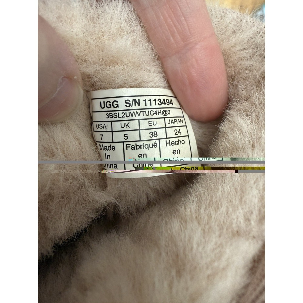 Ugg Pink Classic Mini Snow Leopard Size 7 US - Picture 7 of 8